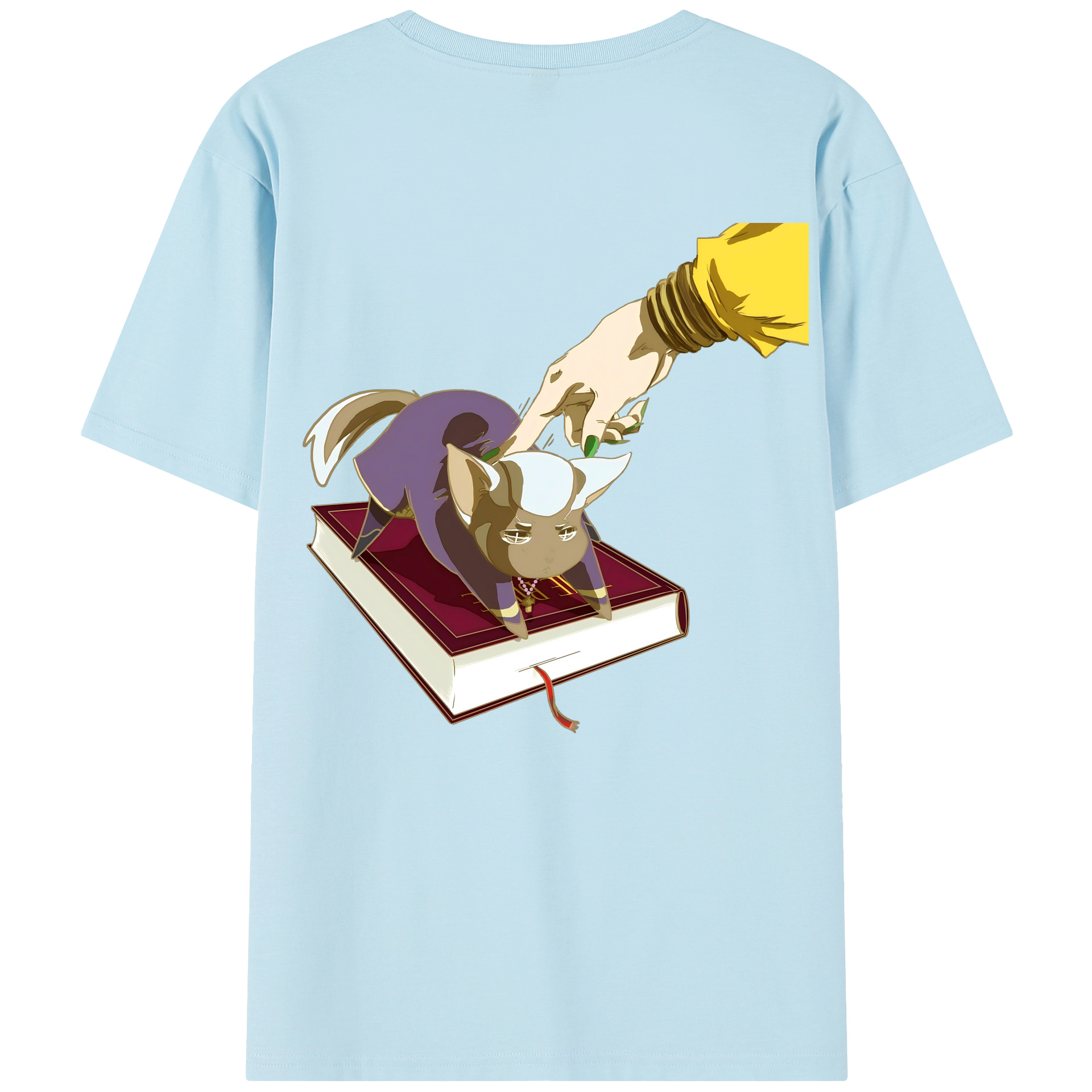 （画像用） ジョジョの奇妙な冒険 JoJo's Bizarre Adventure 綿100％半袖Tシャツ（背面プリント）
